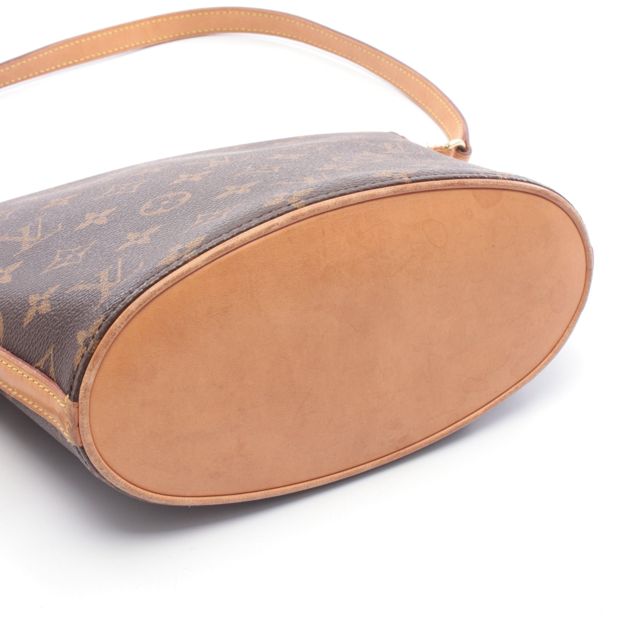 ドルーオ モノグラム ショルダーバッグ PVC レザー ブラウン ルイ