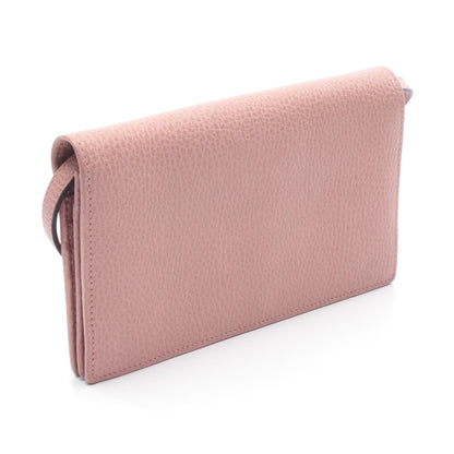 スウィング ショルダーウォレット レザー ピンク グッチ バッグ GUCCI
