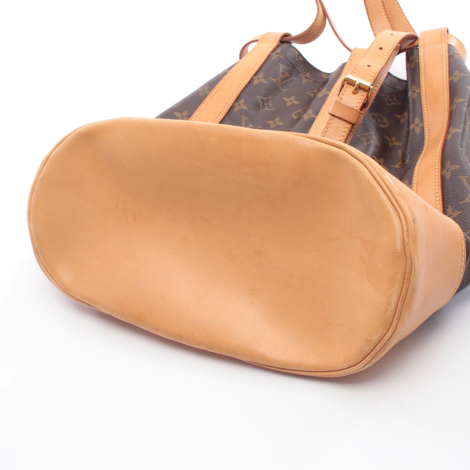 ランドネPM モノグラム ショルダーバッグ PVC レザー ブラウン ルイヴィトン バッグ LOUIS VUITTON