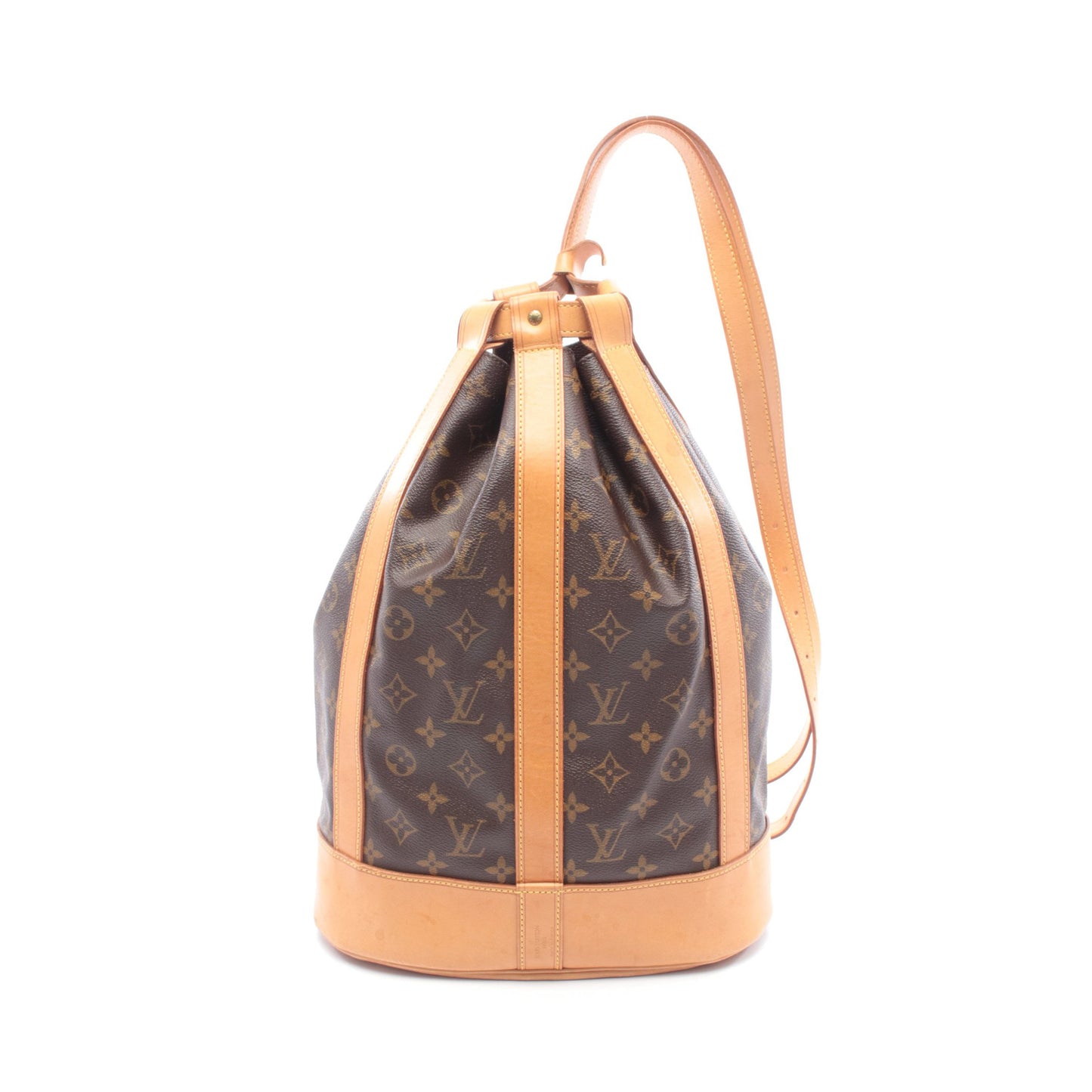 ランドネPM モノグラム ショルダーバッグ PVC レザー ブラウン ルイヴィトン バッグ LOUIS VUITTON