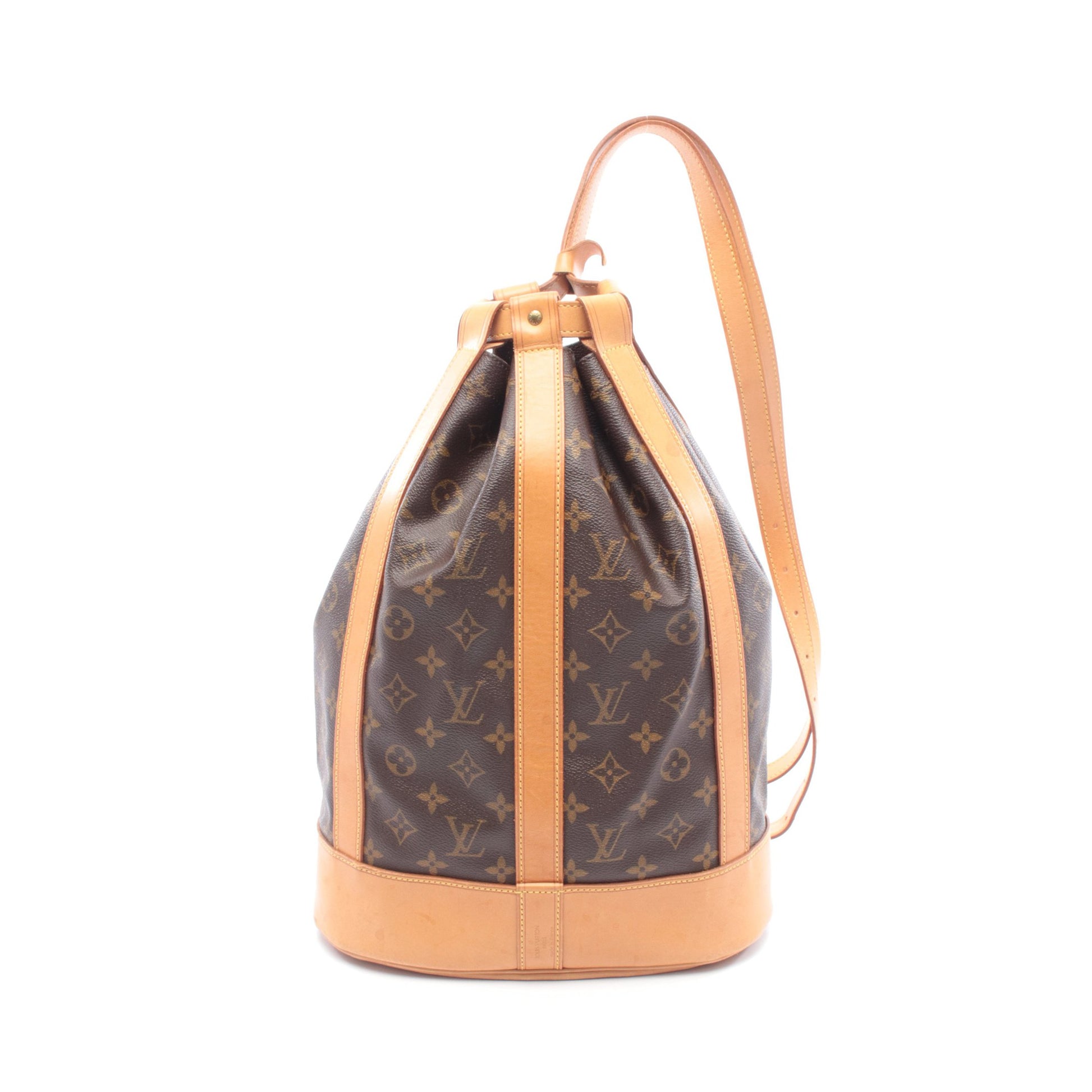 ランドネPM モノグラム ショルダーバッグ PVC レザー ブラウン ルイヴィトン バッグ LOUIS VUITTON