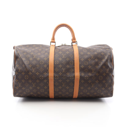 キーポル55 モノグラム ボストンバッグ PVC レザー ブラウン ルイヴィトン バッグ LOUIS VUITTON