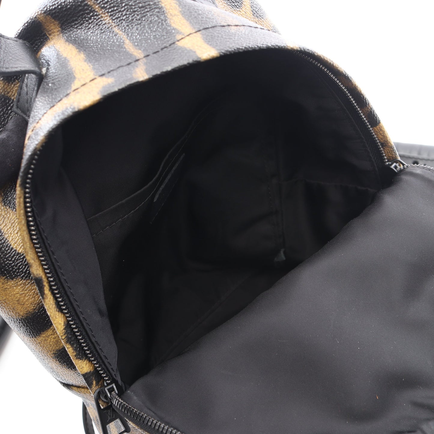 パームスプリングスPM バックパック リュックサック PVC レザー イエローブラウン ブラック ルイヴィトン バッグ LOUIS VUITTON