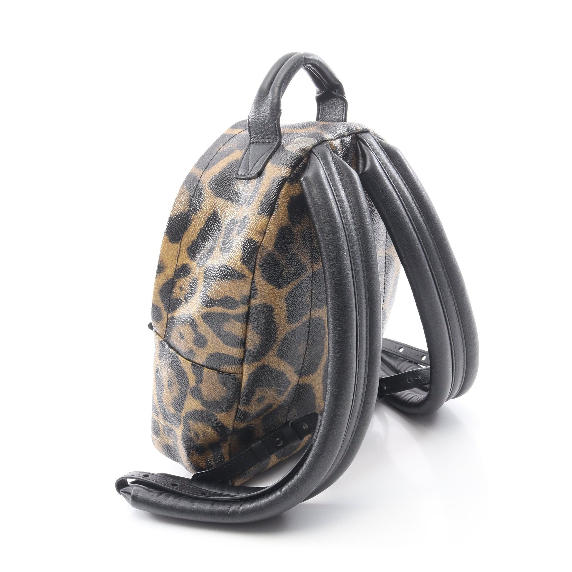 パームスプリングスPM バックパック リュックサック PVC レザー イエローブラウン ブラック ルイヴィトン バッグ LOUIS VUITTON