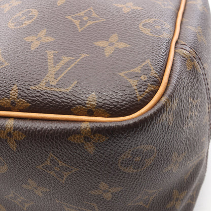 ドーヴィル ボーリングヴァニティ モノグラム ハンドバッグ PVC レザー ブラウン ルイヴィトン バッグ LOUIS VUITTON