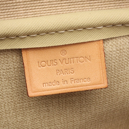ドーヴィル ボーリングヴァニティ モノグラム ハンドバッグ PVC レザー ブラウン ルイヴィトン バッグ LOUIS VUITTON