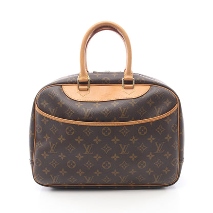 ドーヴィル ボーリングヴァニティ モノグラム ハンドバッグ PVC レザー ブラウン ルイヴィトン バッグ LOUIS VUITTON