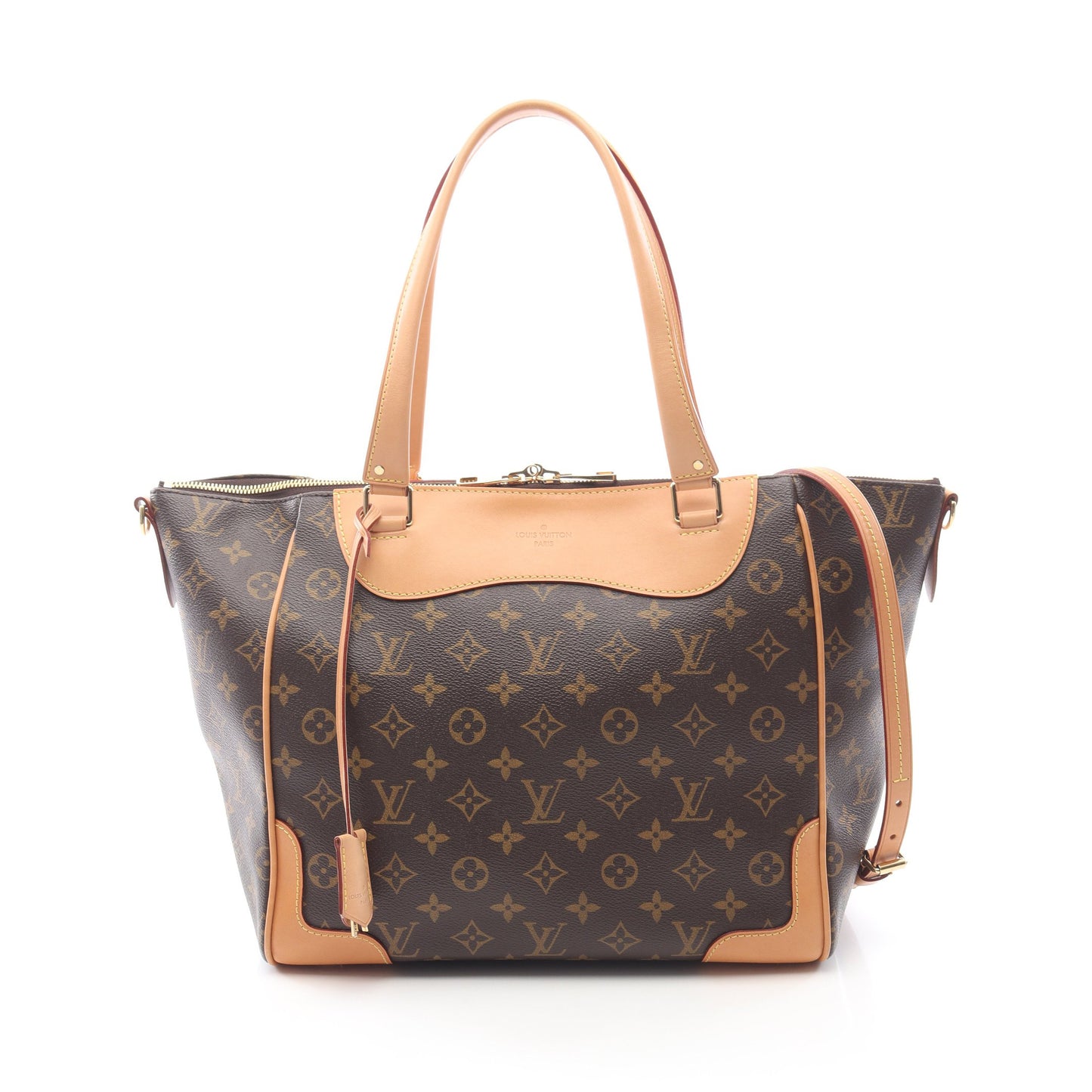 エストレーラ モノグラム ショルダーバッグ トートバッグ PVC レザー ブラウン 2WAY ルイヴィトン バッグ LOUIS VUITTON