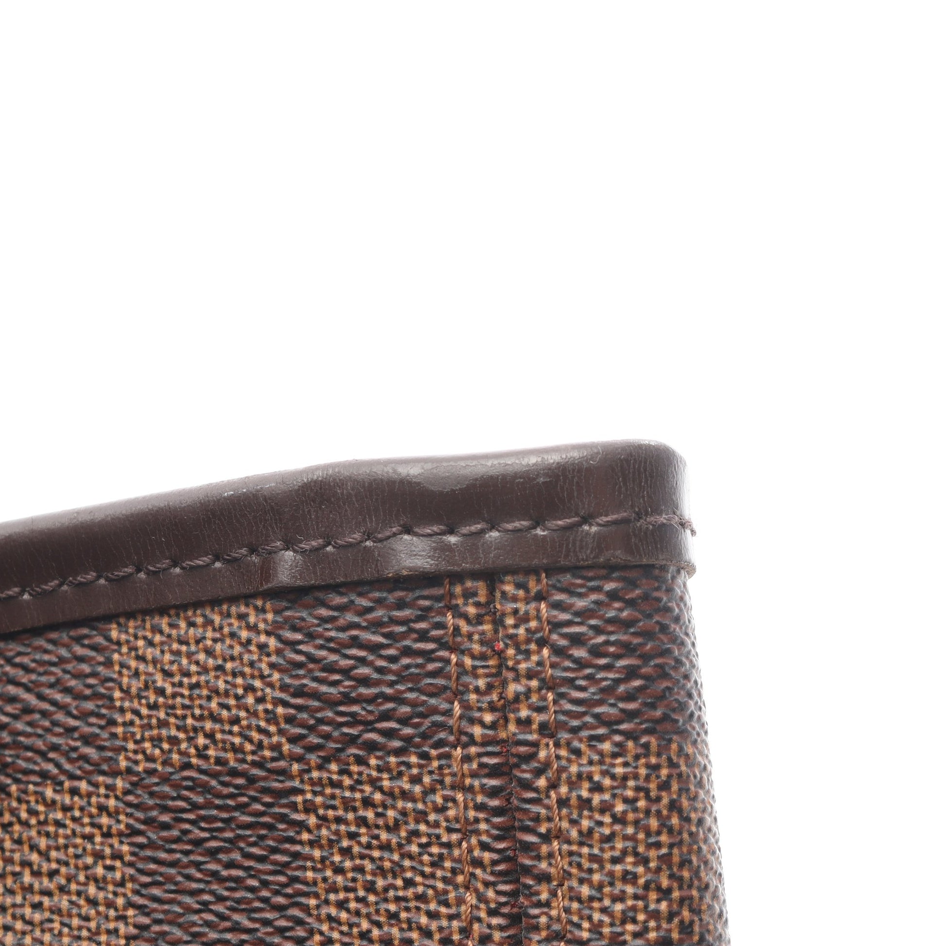 ネヴァーフルMM ダミエエベヌ ショルダーバッグ トートバッグ PVC レザー ブラウン ルイヴィトン バッグ LOUIS VUITTON