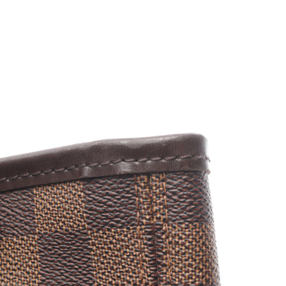 ネヴァーフルMM ダミエエベヌ ショルダーバッグ トートバッグ PVC レザー ブラウン ルイヴィトン バッグ LOUIS VUITTON