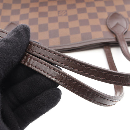 ネヴァーフルMM ダミエエベヌ ショルダーバッグ トートバッグ PVC レザー ブラウン ルイヴィトン バッグ LOUIS VUITTON