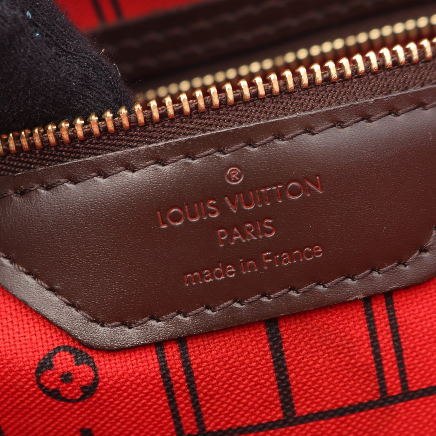 ネヴァーフルMM ダミエエベヌ ショルダーバッグ トートバッグ PVC レザー ブラウン ルイヴィトン バッグ LOUIS VUITTON