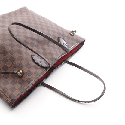 ネヴァーフルMM ダミエエベヌ ショルダーバッグ トートバッグ PVC レザー ブラウン ルイヴィトン バッグ LOUIS VUITTON