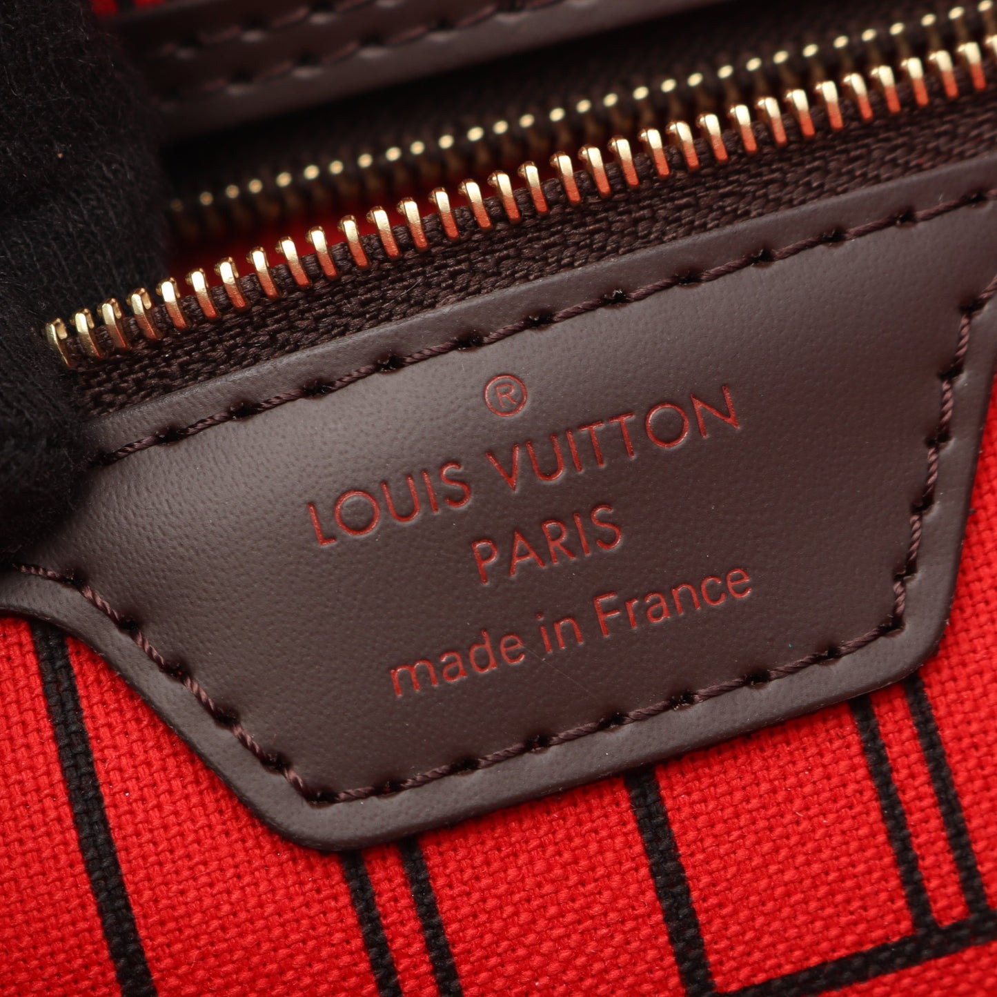 ネヴァーフルPM ダミエエベヌ ハンドバッグ トートバッグ PVC レザー ブラウン ルイヴィトン バッグ LOUIS VUITTON