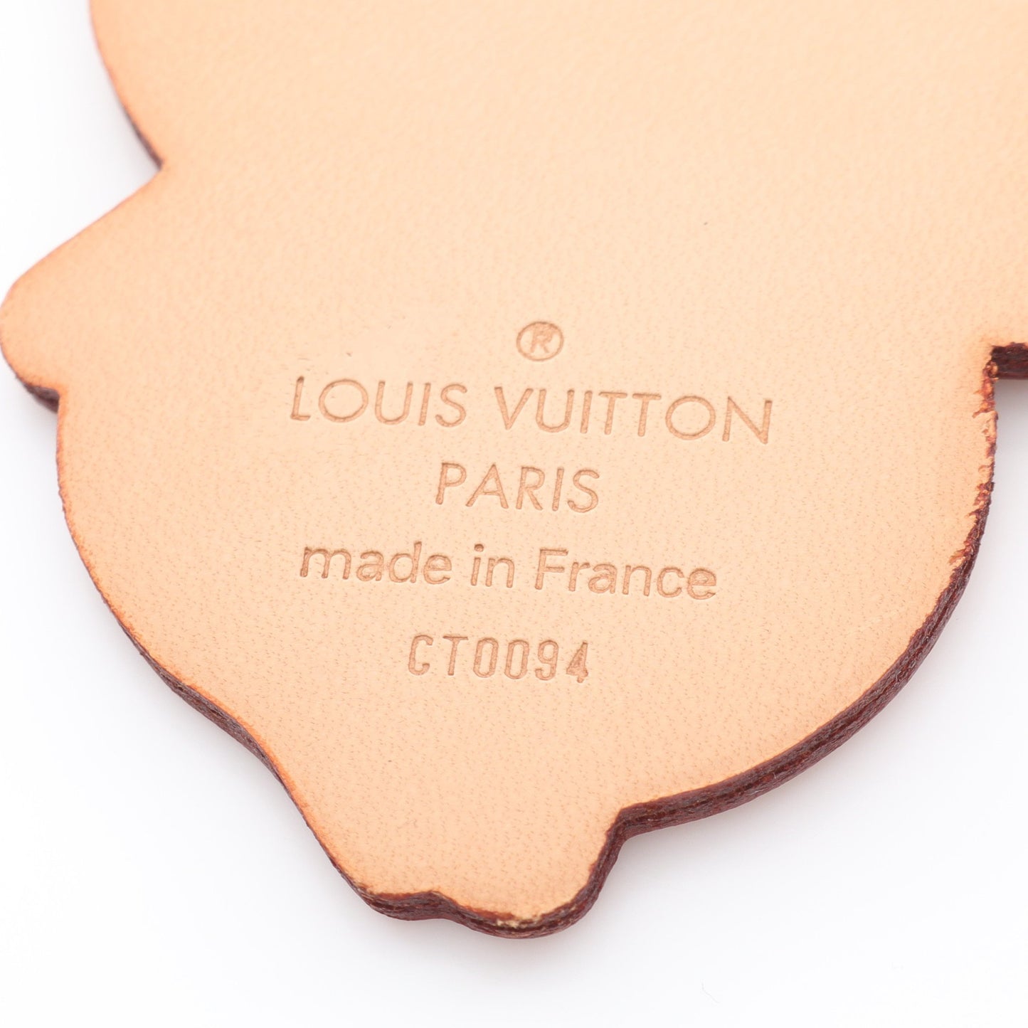 LV × TM ポルトクレ パンダ バッグチャーム キーホルダー レザー ベージュ 150周年記念 ルイヴィトン 財布・小物 LOUIS VUITTON