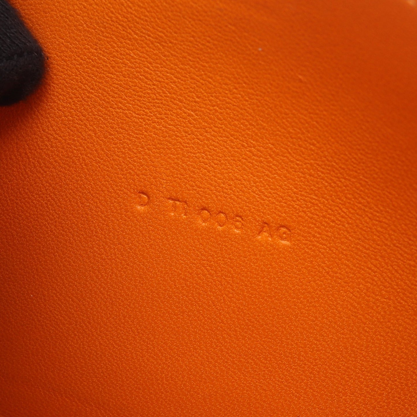 ドゴンロング 二つ折り長財布 エバーカラー オレンジ シルバー金具 D刻印 エルメス 財布・小物 HERMES