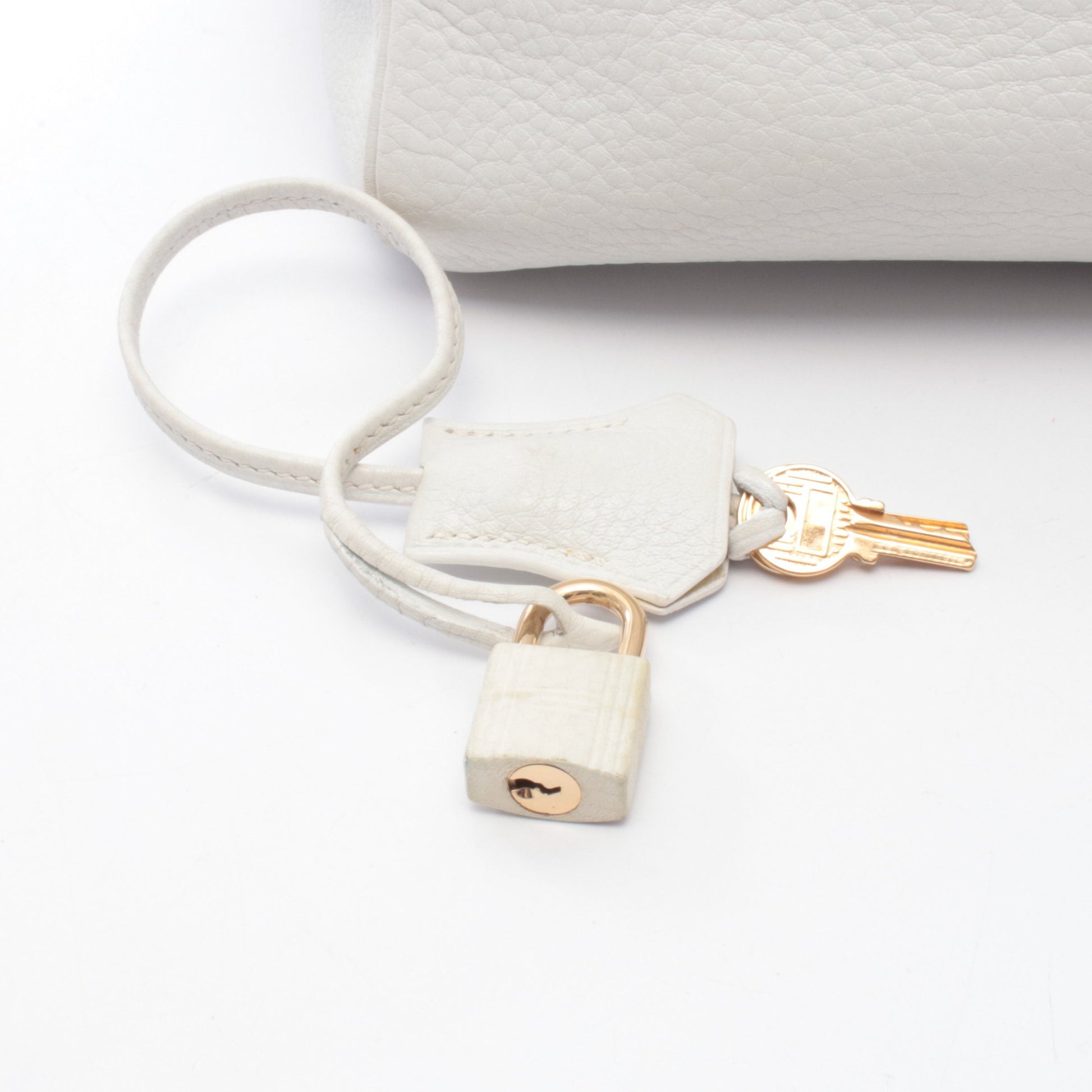 バーキン35 ハンドバッグ トリヨンクレマンス ホワイト ゴールド金具 □G刻印 エルメス バッグ HERMES