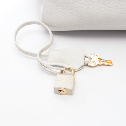 バーキン35 ハンドバッグ トリヨンクレマンス ホワイト ゴールド金具 □G刻印 エルメス バッグ HERMES