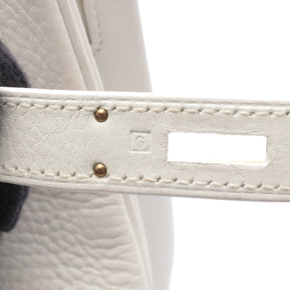 バーキン35 ハンドバッグ トリヨンクレマンス ホワイト ゴールド金具 □G刻印 エルメス バッグ HERMES