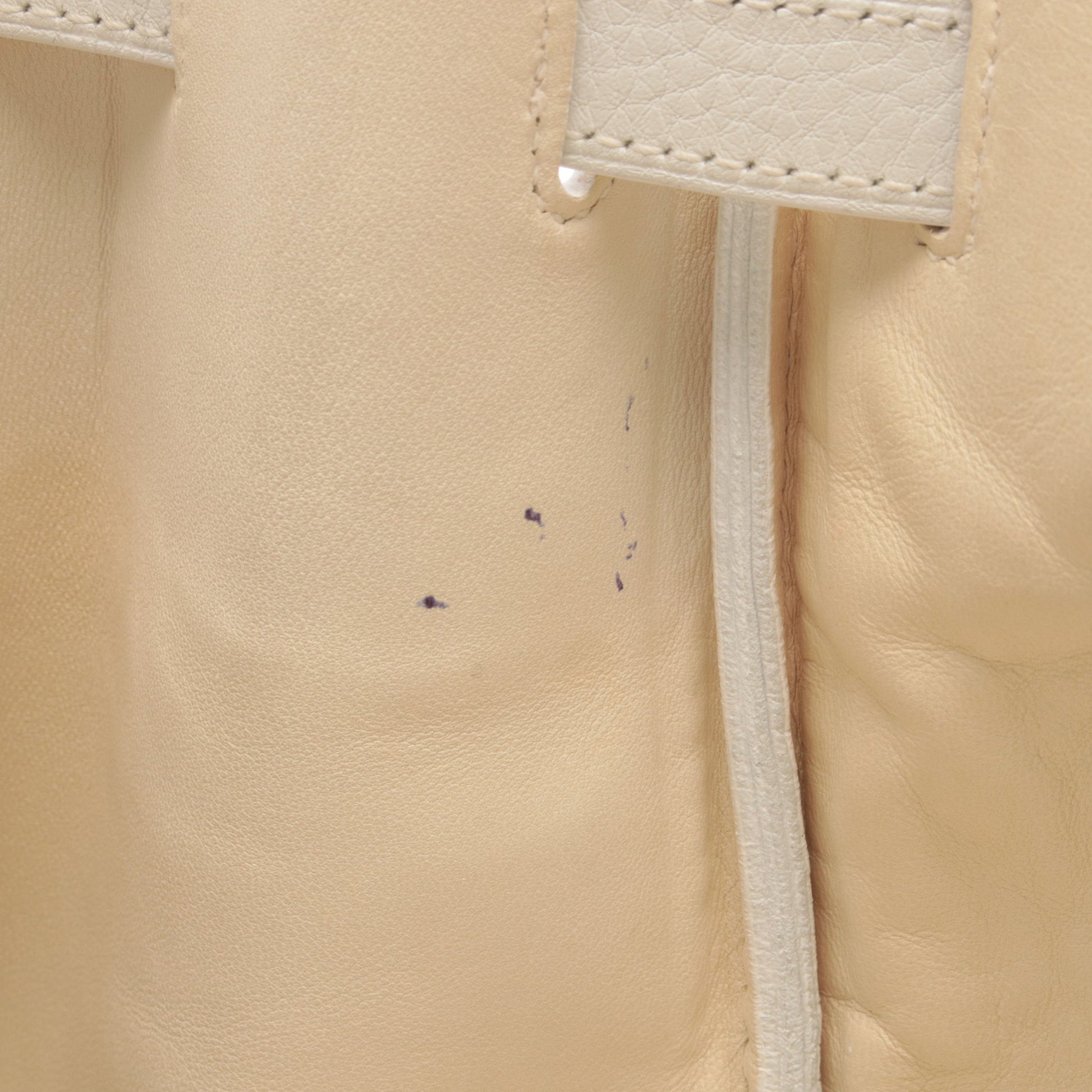 バーキン35 ハンドバッグ トリヨンクレマンス ホワイト ゴールド金具 □G刻印 エルメス バッグ HERMES