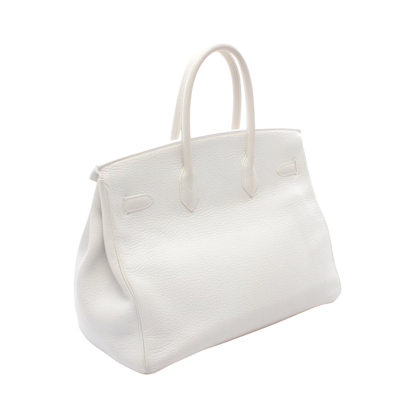 バーキン35 ハンドバッグ トリヨンクレマンス ホワイト ゴールド金具 □G刻印 エルメス バッグ HERMES
