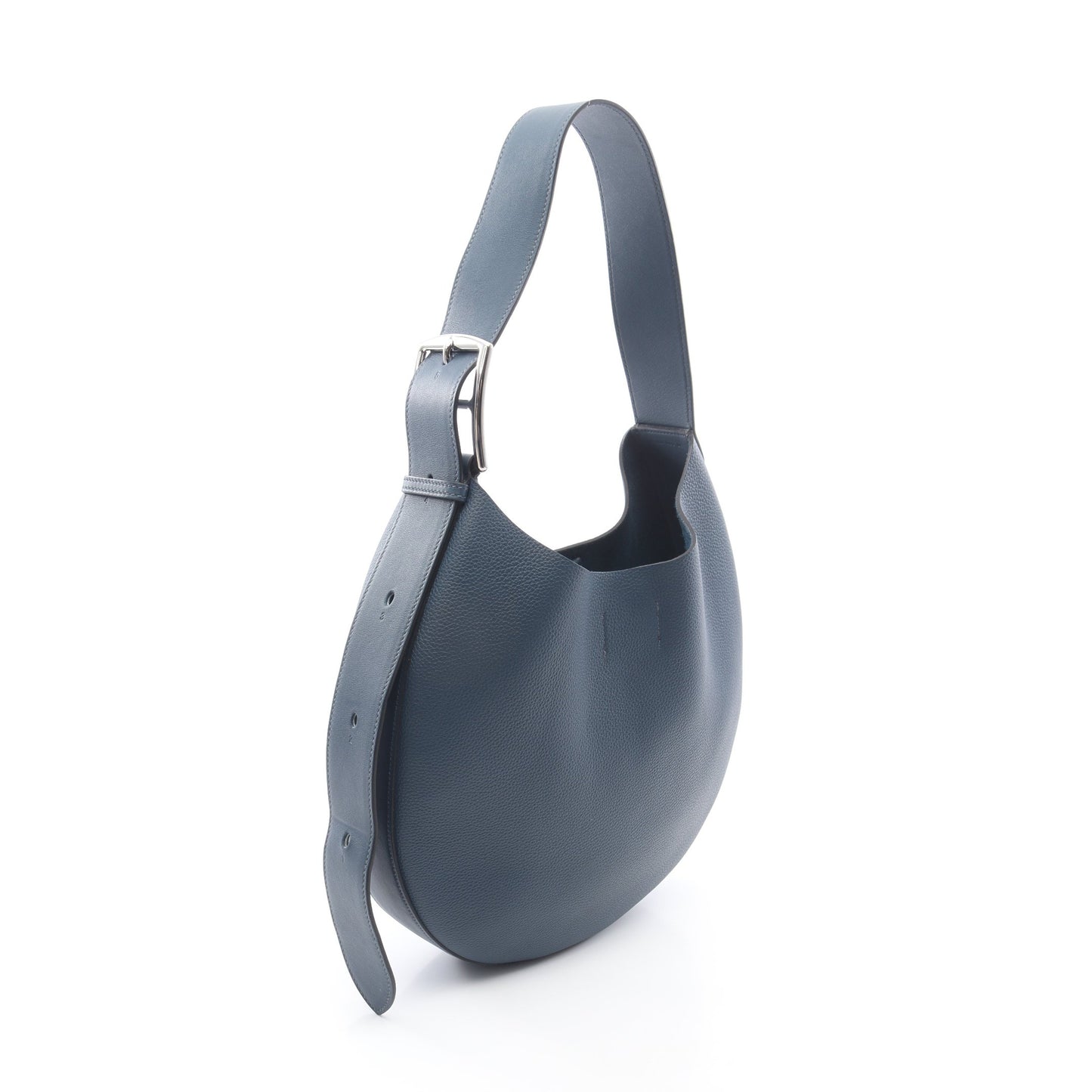 アルソン ブリュス ショルダーバッグ トゴ ネイビー シルバー金具 W刻印 エルメス バッグ HERMES
