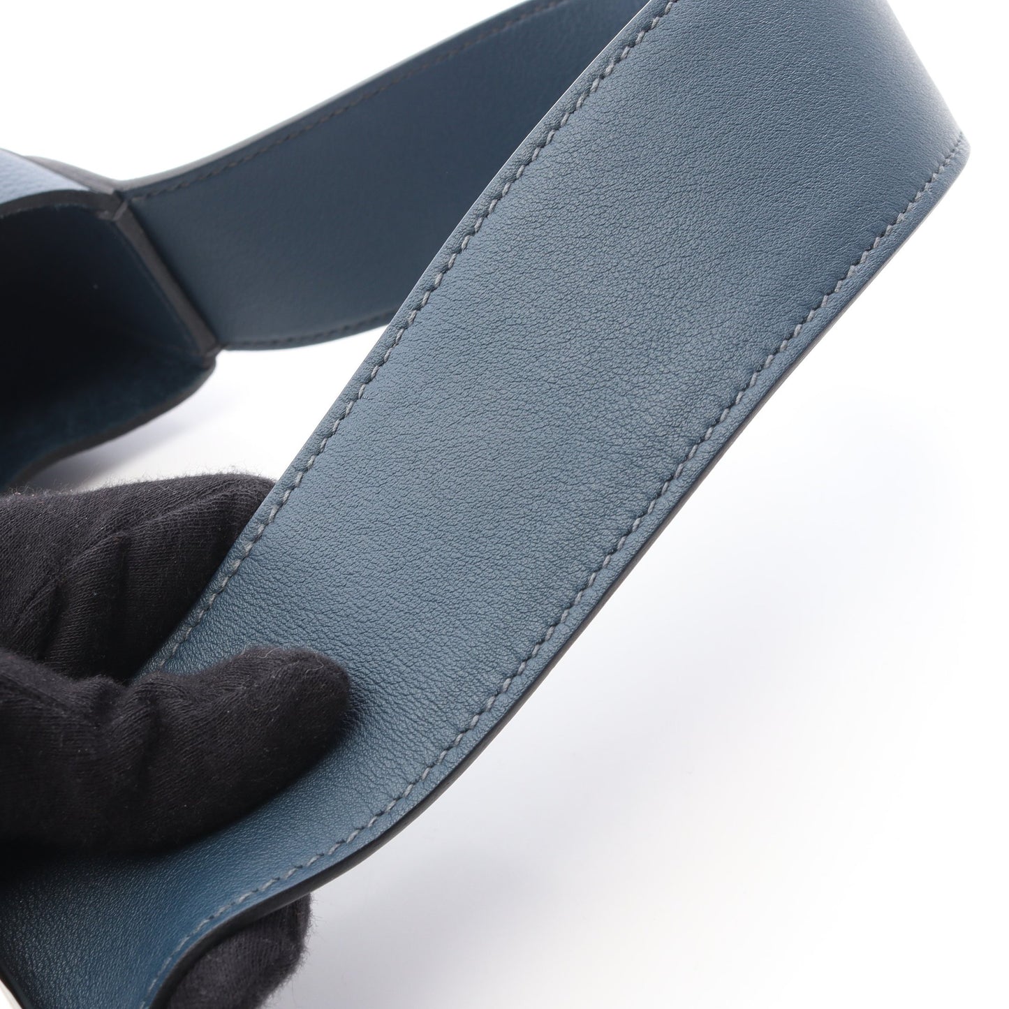 アルソン ブリュス ショルダーバッグ トゴ ネイビー シルバー金具 W刻印 エルメス バッグ HERMES