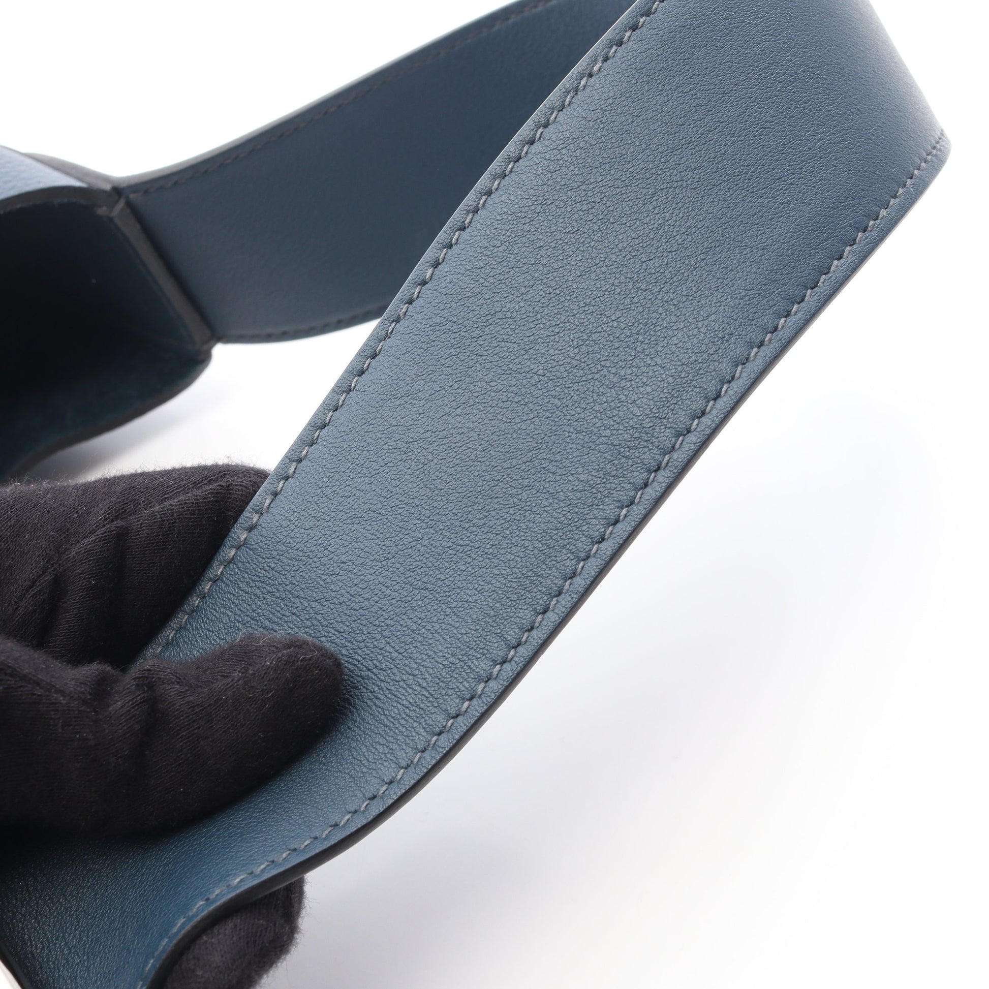 アルソン ブリュス ショルダーバッグ トゴ ネイビー シルバー金具 W刻印 エルメス バッグ HERMES