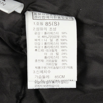 W'S NABOR DOWN COAT フード付き ダウンコート ウール ダークグレー ザノースフェイス ホワイトレーベル アウター THE NORTH FACE WHITE LABEL