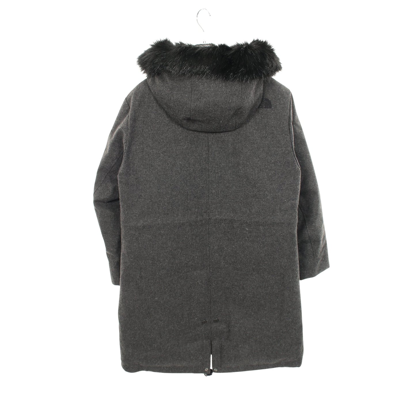 W'S NABOR DOWN COAT フード付き ダウンコート ウール ダークグレー ザノースフェイス ホワイトレーベル アウター THE NORTH FACE WHITE LABEL