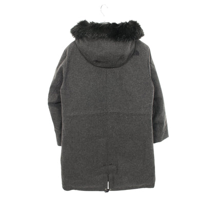 W'S NABOR DOWN COAT フード付き ダウンコート ウール ダークグレー ザノースフェイス ホワイトレーベル アウター THE NORTH FACE WHITE LABEL