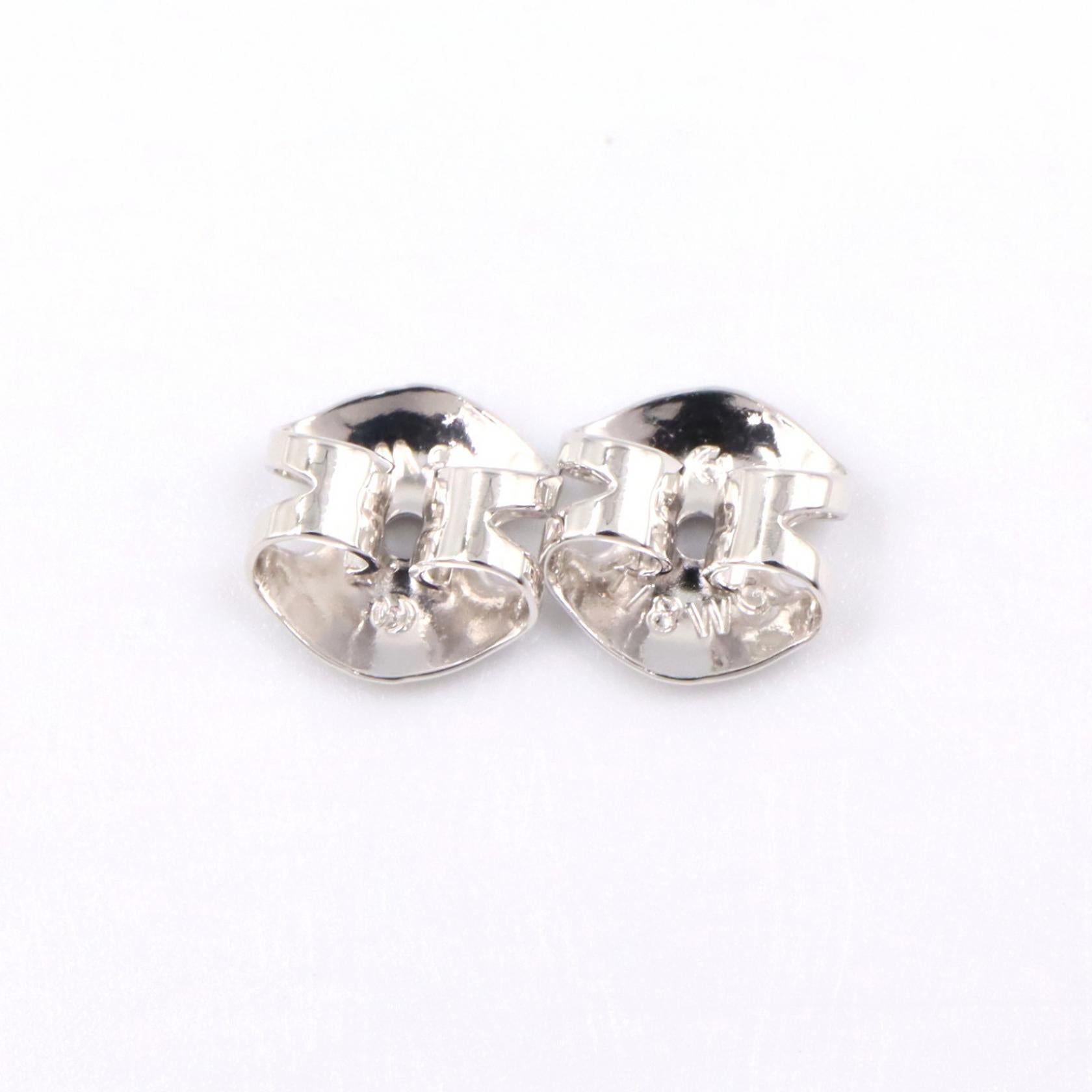 マザーオブパール ダイヤモンド ピアス ピアス K18WG ダイヤモンド