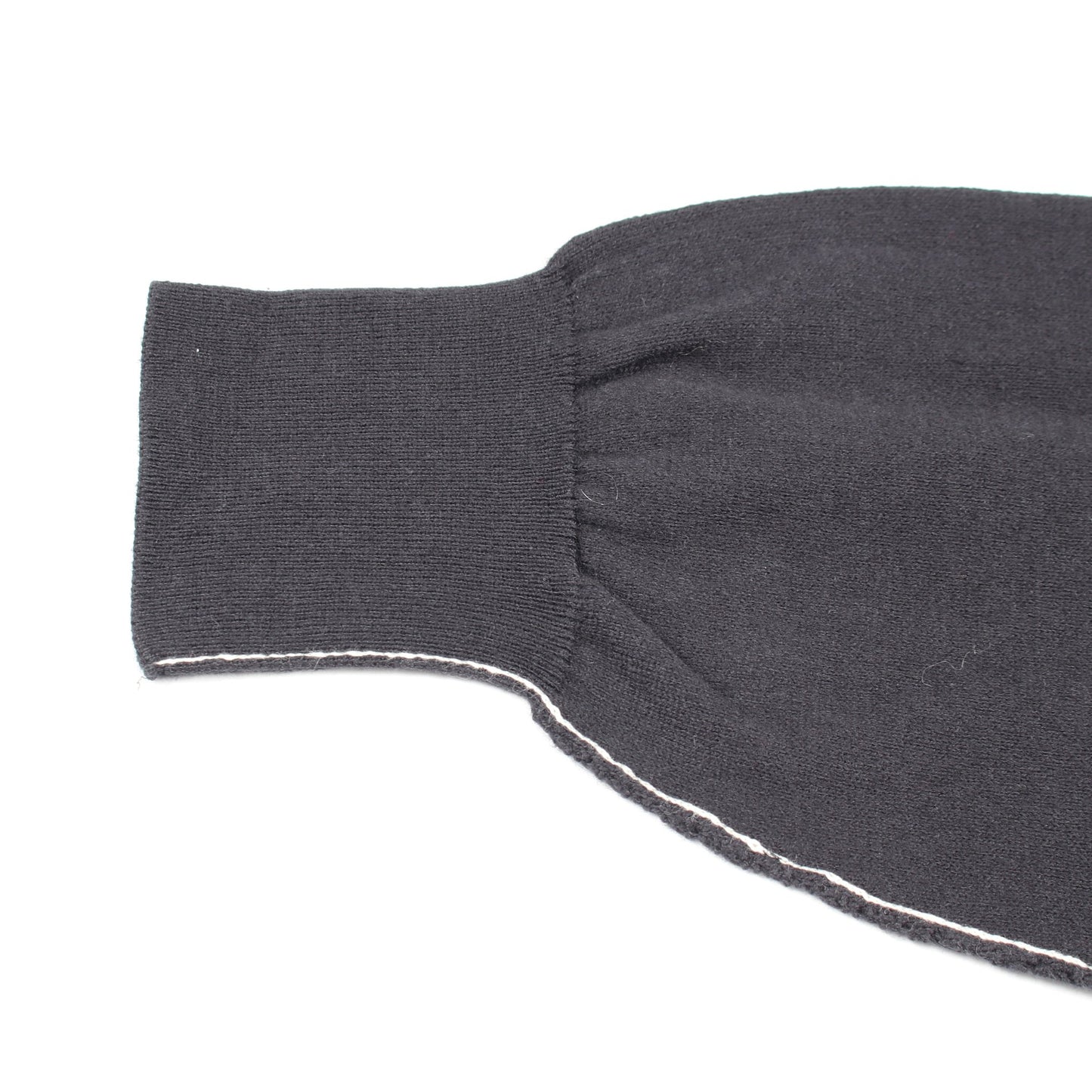 クルーネック ニット コットン カシミヤ ブラック エムエムシックスメゾンマルジェラ トップス MM6 MAISON MARGIELA