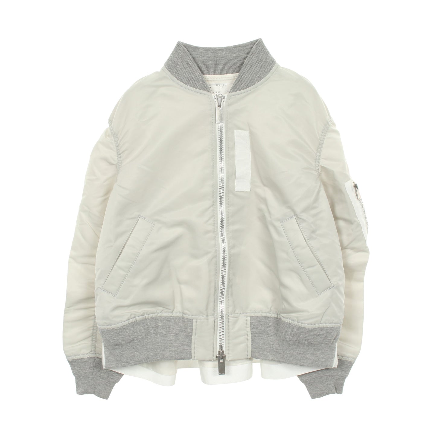 Nylon Twill Blouson ボンバージャケット ナイロン グレー サカイ アウター sacai