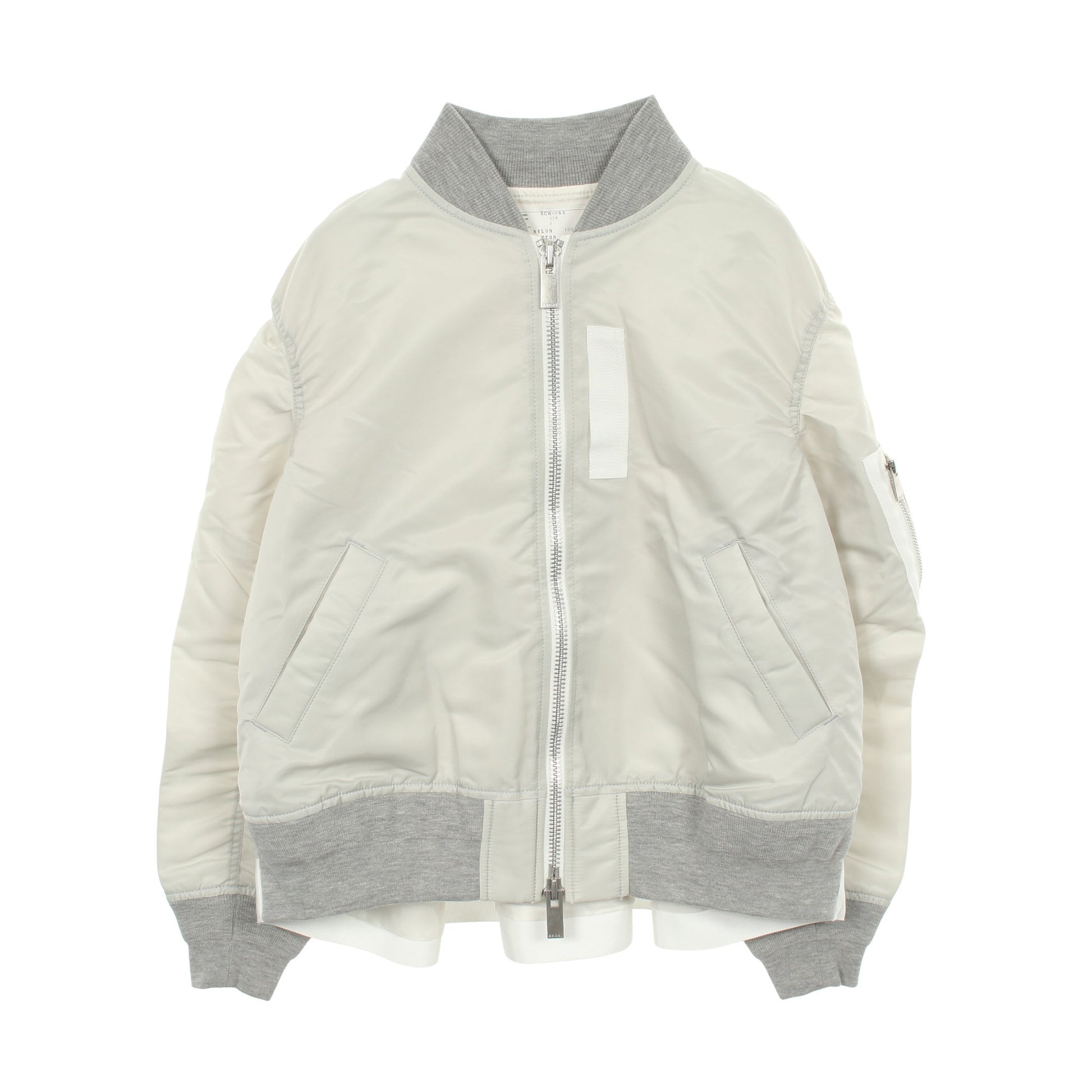 Nylon Twill Blouson ボンバージャケット ナイロン グレー サカイ アウター sacai