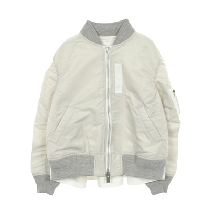 Nylon Twill Blouson ボンバージャケット ナイロン グレー サカイ アウター sacai