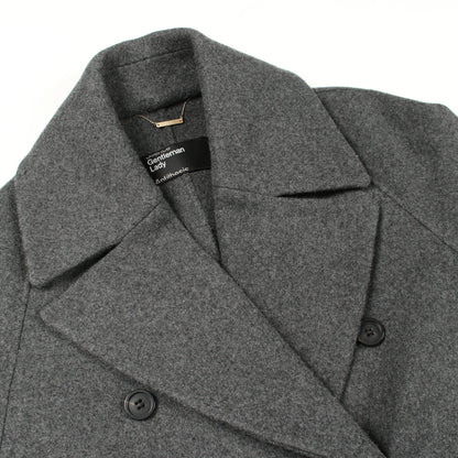 Gentleman Lady スーペリアガロンコート ピーコート ウール グレー カオス