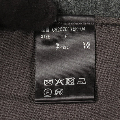 Gentleman Lady スーペリアガロンコート ピーコート ウール グレー カオス