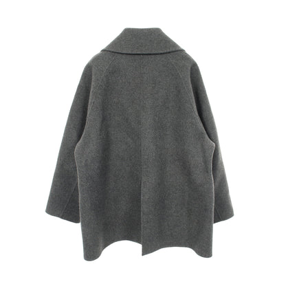 Gentleman Lady スーペリアガロンコート ピーコート ウール グレー カオス