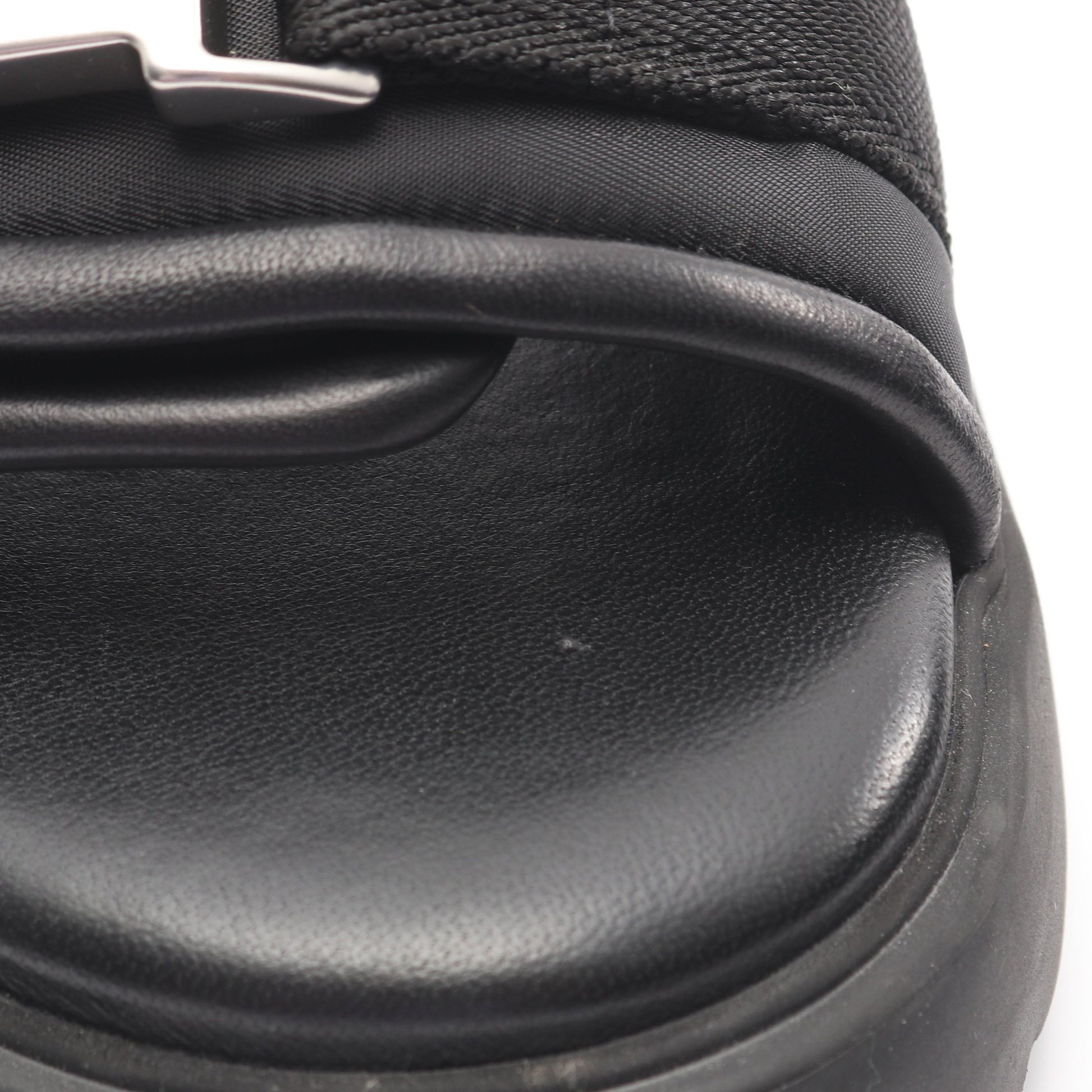 FLASH サンダル ナイロン ブラック ボッテガヴェネタ シューズ BOTTEGA VENETA