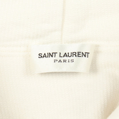 インサイドアウトロゴ プルオーバーパーカー コットン ホワイト サンローランパリ トップス SAINT LAURENT PARIS