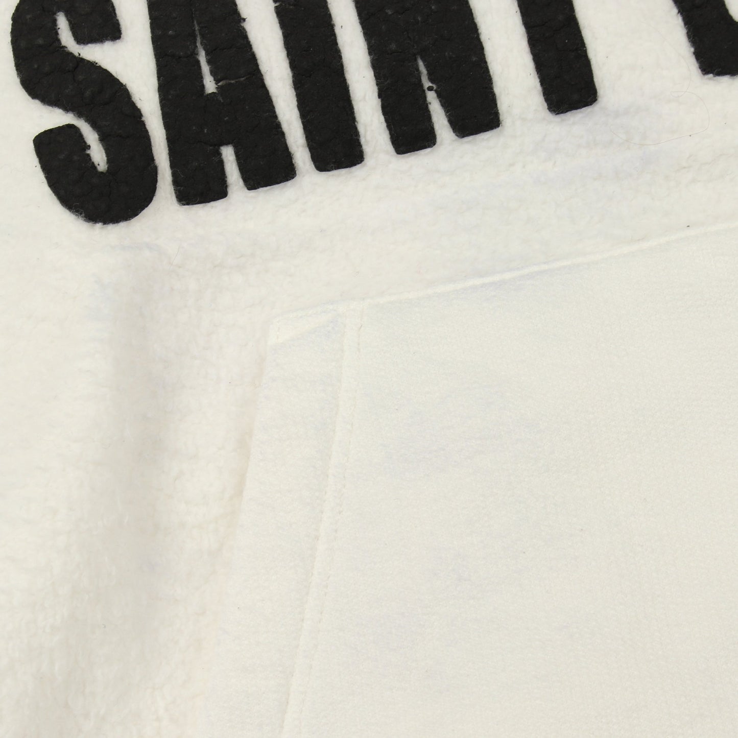 インサイドアウトロゴ プルオーバーパーカー コットン ホワイト サンローランパリ トップス SAINT LAURENT PARIS