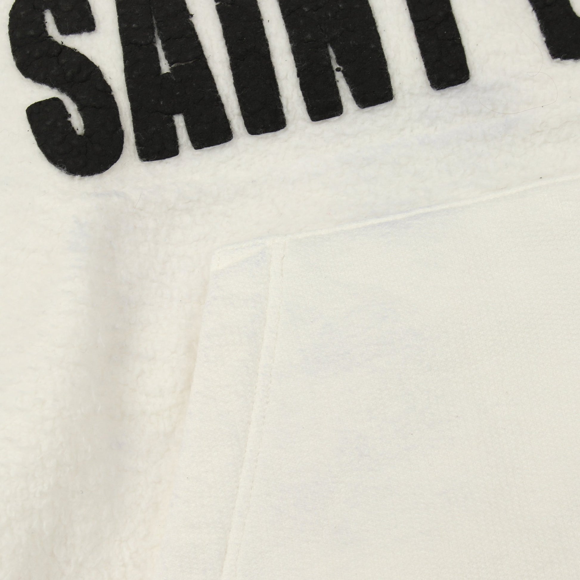インサイドアウトロゴ プルオーバーパーカー コットン ホワイト サンローランパリ トップス SAINT LAURENT PARIS
