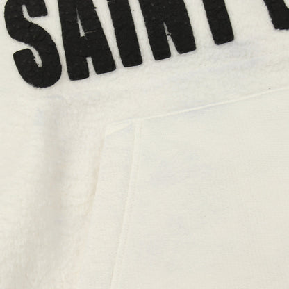 インサイドアウトロゴ プルオーバーパーカー コットン ホワイト サンローランパリ トップス SAINT LAURENT PARIS