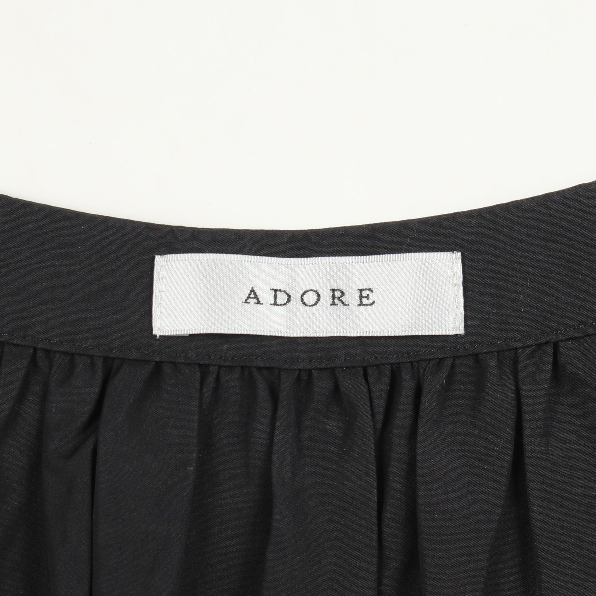 ジップアップ ブルゾン ブラック アドーア アウター ADORE