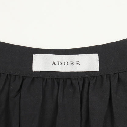 ジップアップ ブルゾン ブラック アドーア アウター ADORE