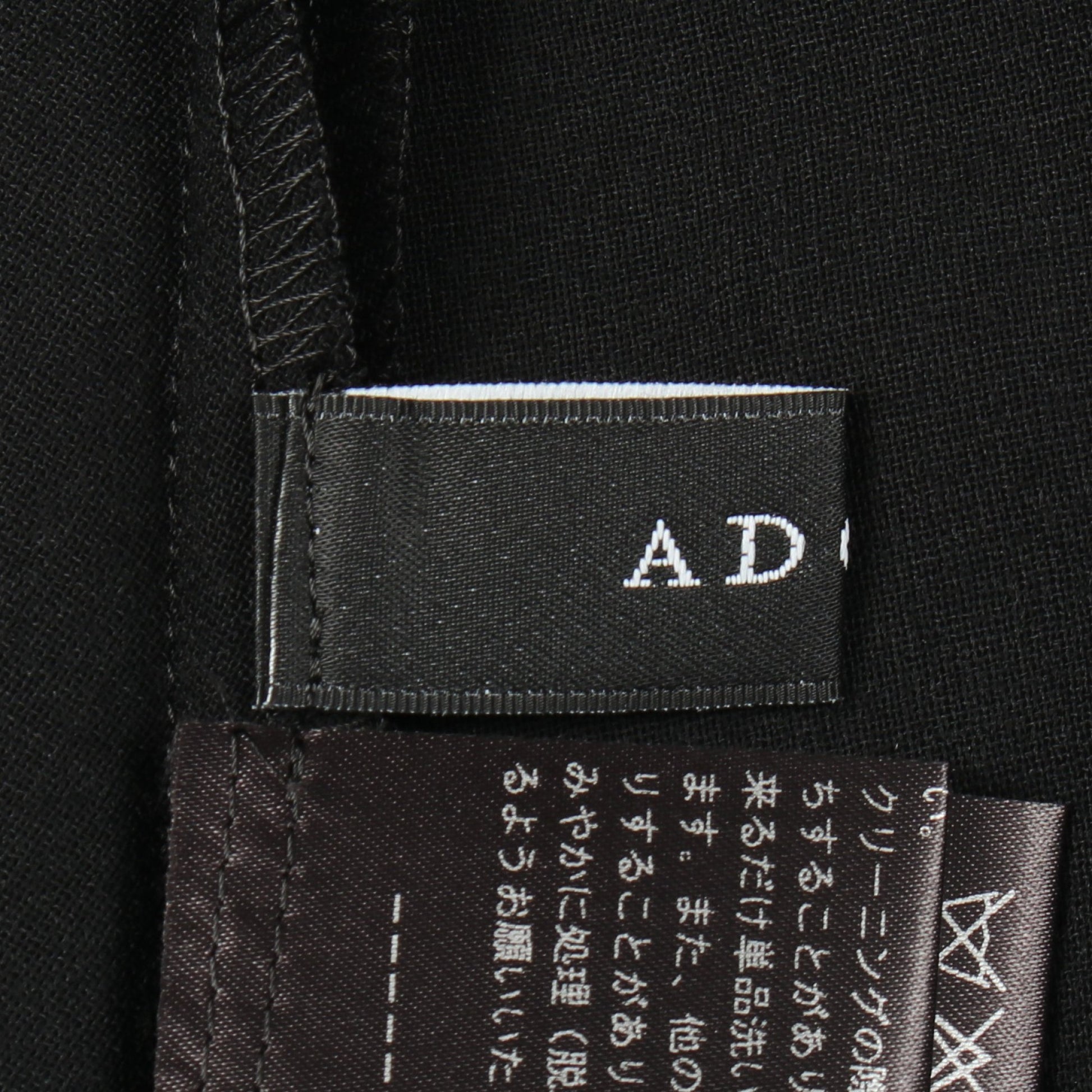 シャツワンピース ウール ブラック アドーア ワンピース ADORE