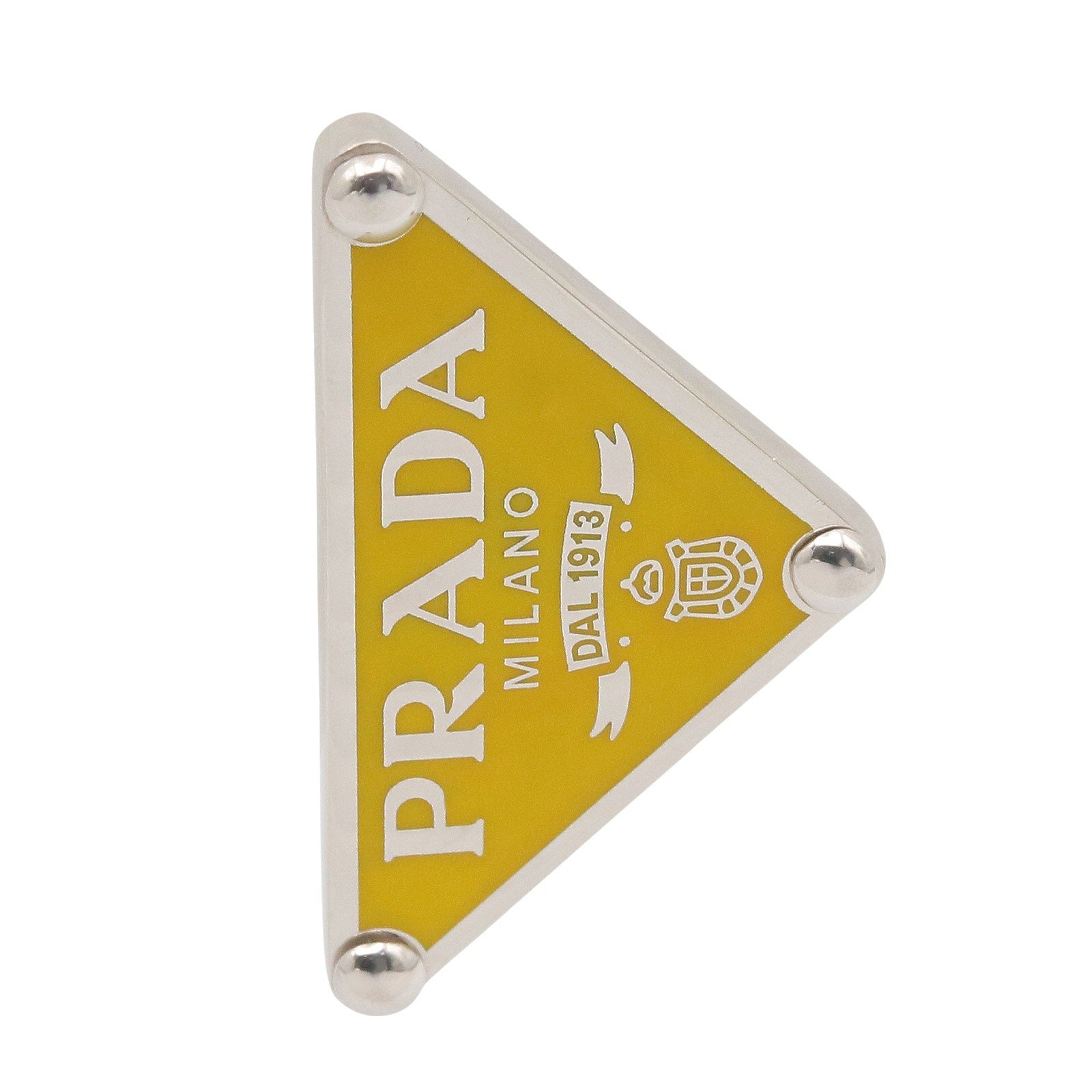 1JO722 SV925 右耳用 イヤリング SV925 イエロー シルバー プラダ アクセサリー PRADA
