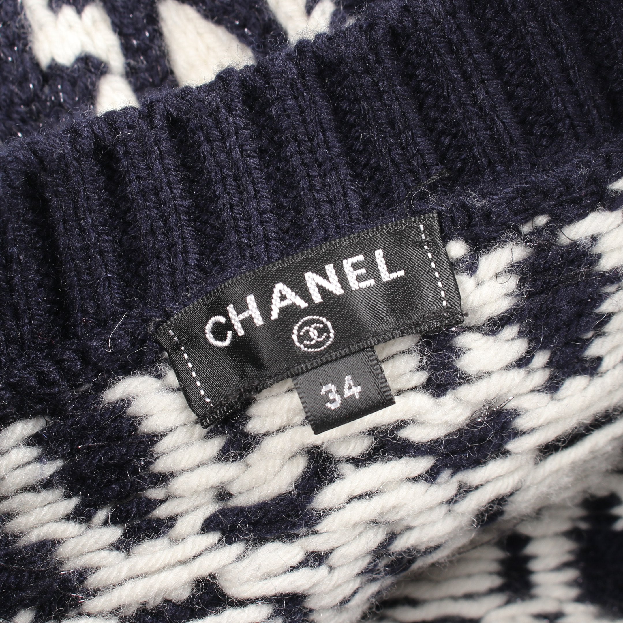 CHANELシャネル　ニットチュニック　34 CHANELシャネル ニットチュニック 34 【公式通販】