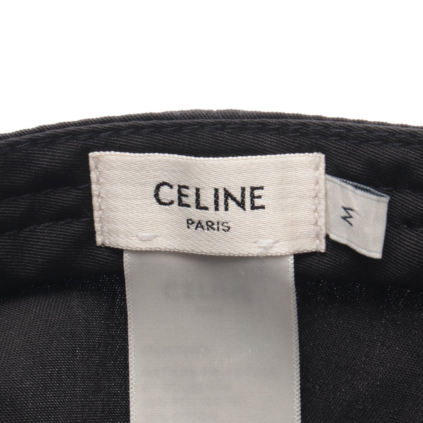 ベースボール キャップ コットン ブラック セリーヌ 財布・小物 CELINE